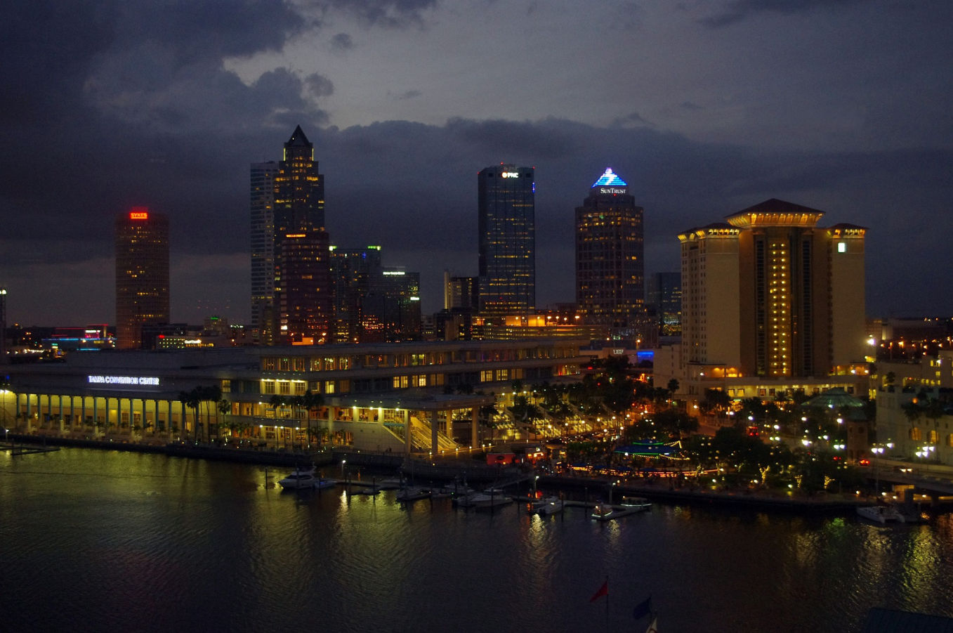 Tampa Bay Downtown Night